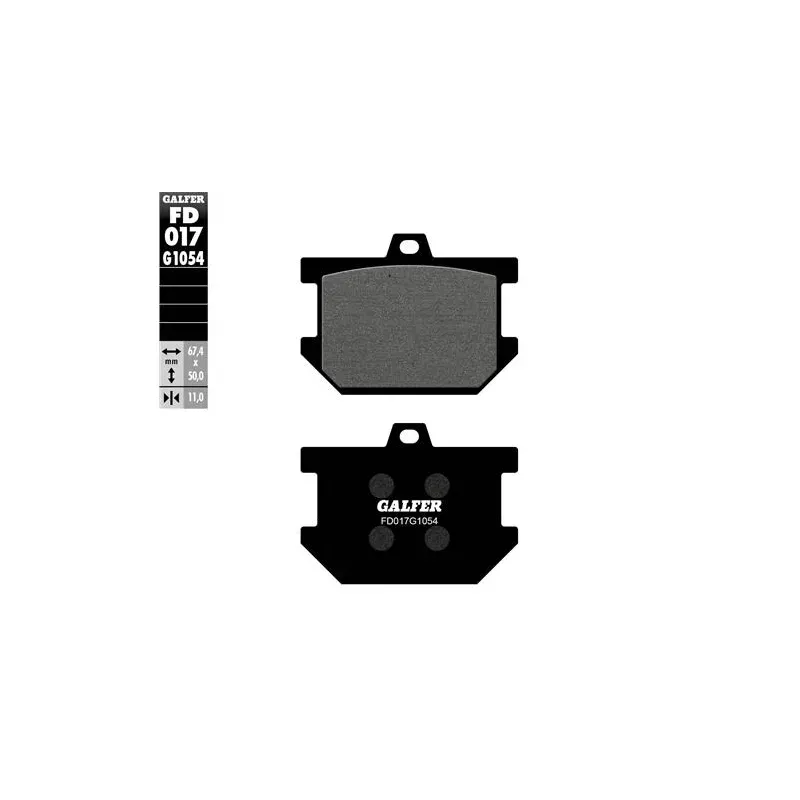 Pastillas de freno moto Galfer semi metal FD017G10
