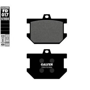 Pastillas de freno moto Galfer semi metal FD017G16