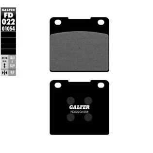 Pastillas de freno moto Galfer semi metal FD022G16