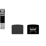 Pastillas de freno moto Galfer semi metal FD042G16