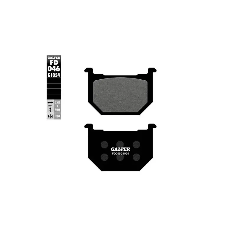 Pastillas de freno moto Galfer semi metal FD046G10