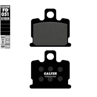 Pastillas de freno moto Galfer semi metal FD051G10