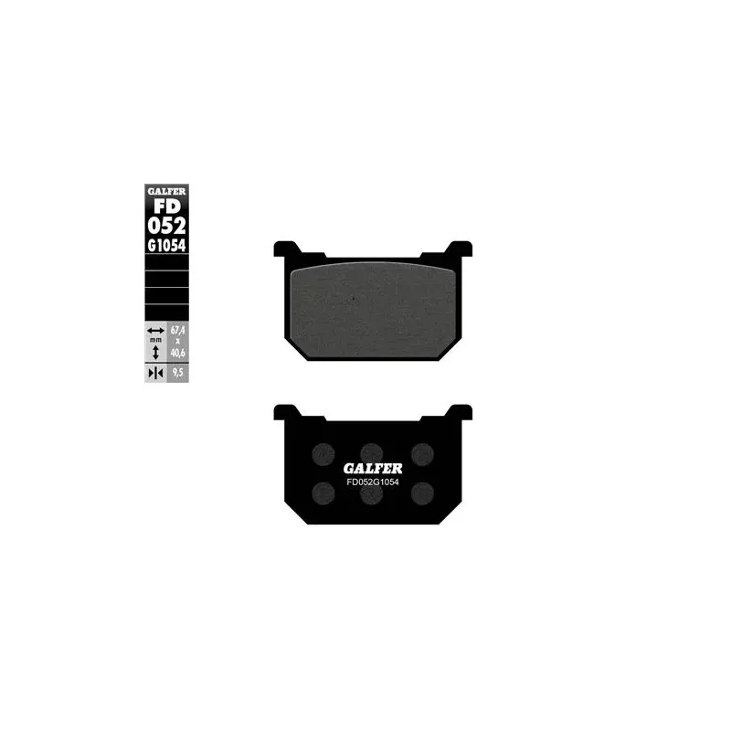 Pastillas de freno moto Galfer semi metal FD052G10