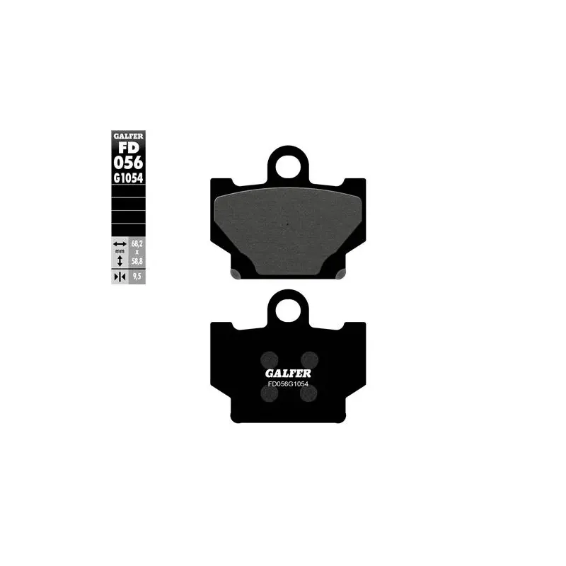Pastillas de freno moto Galfer semi metal FD056G10