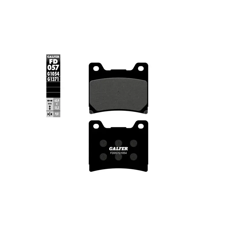 Pastillas de freno moto Galfer semi metal FD057G10