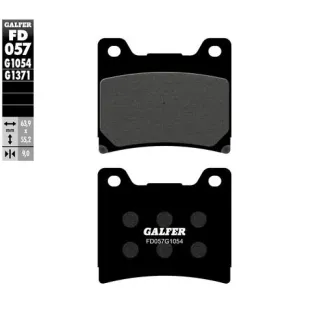 Pastillas de freno moto Galfer semi metal FD057G16