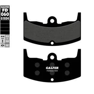 Pastillas de freno moto Galfer semi metal FD060G16