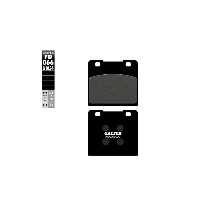 Pastillas de freno moto Galfer semi metal FD066G10