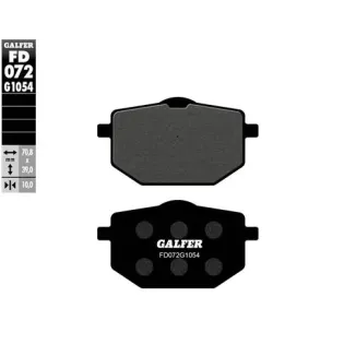 Pastillas de freno moto Galfer semi metal FD072G16