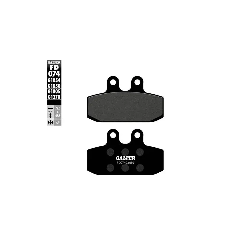 Pastillas de freno moto Galfer semi metal FD074G16