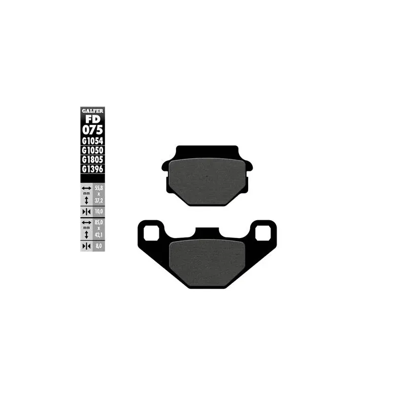 Pastillas de freno moto Galfer Trial Top FD075G180