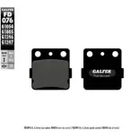 Pastillas de freno moto Galfer semi metal FD076G16