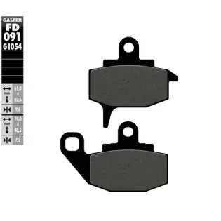 Pastillas de freno moto Galfer semi metal FD091G10