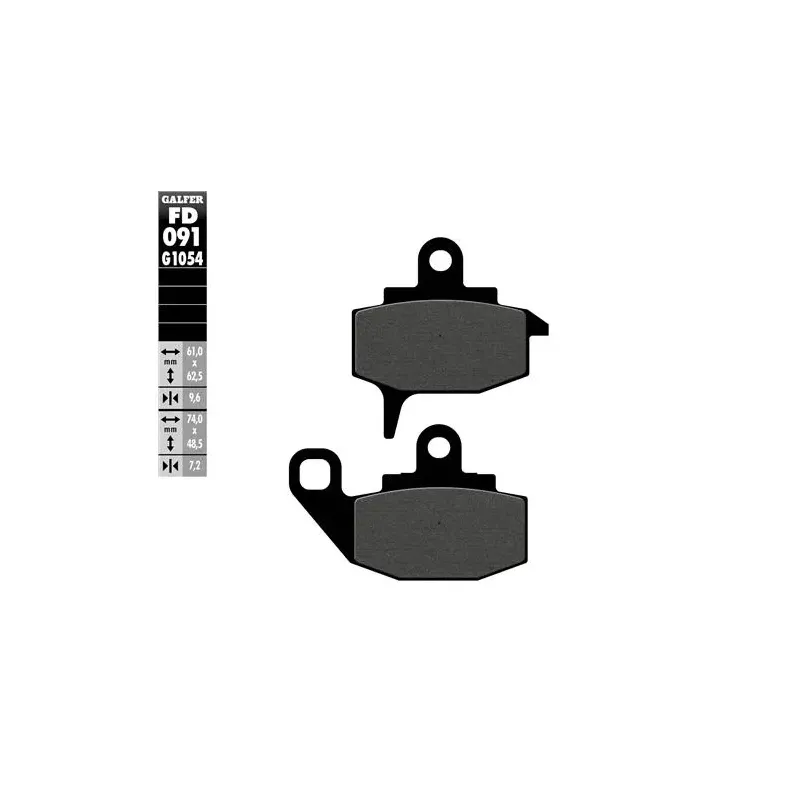 Pastillas de freno moto Galfer semi metal FD091G16