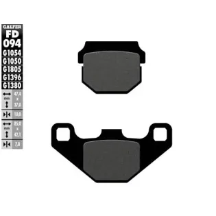 Pastillas de freno moto Galfer Trial Top FD094G180