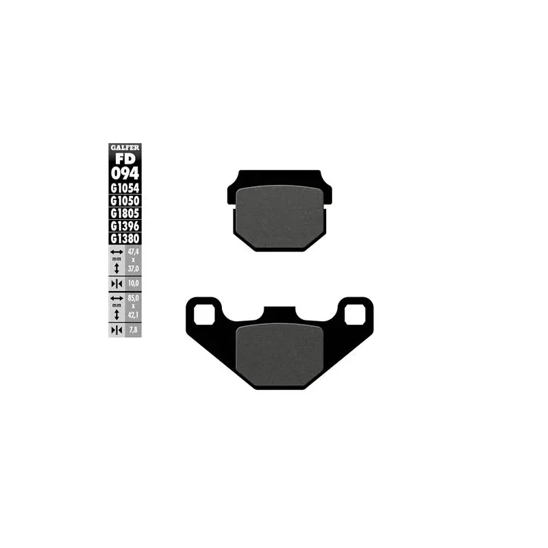 Pastillas de freno moto Galfer Trial Top FD094G180