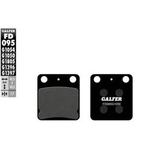 Pastillas de freno moto Galfer Trial Top FD095G180