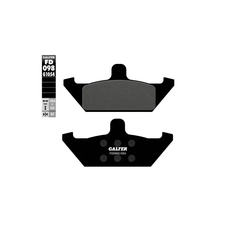 Pastillas de freno moto Galfer semi metal FD098G16