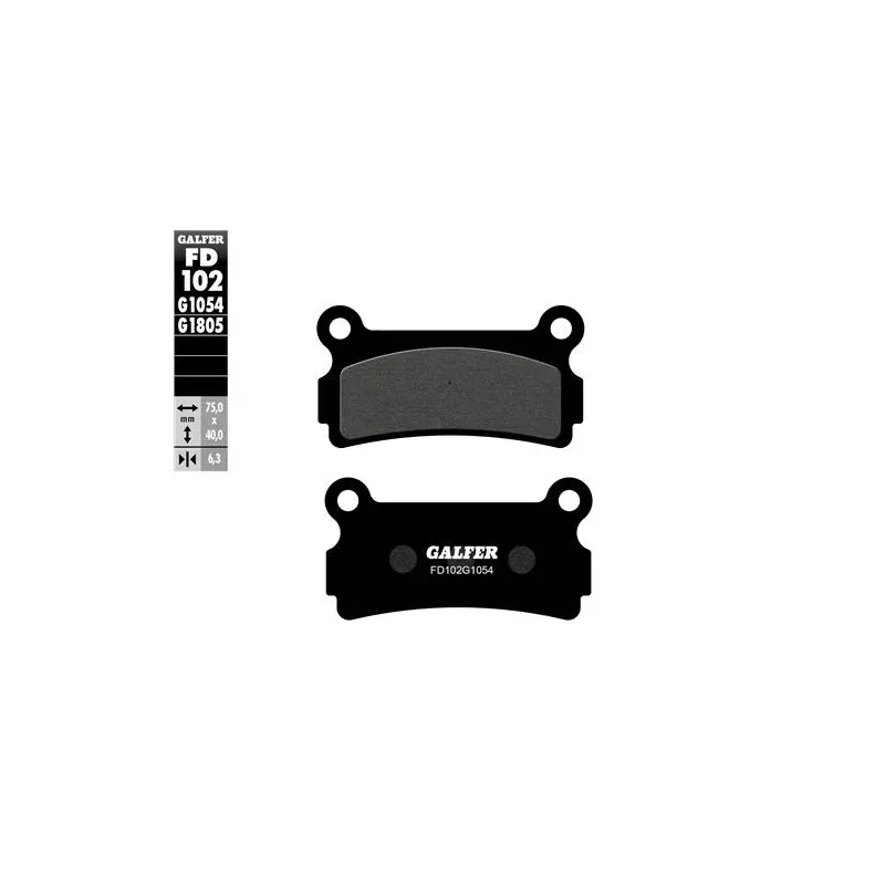 Pastillas de freno moto Galfer semi metal FD102G10