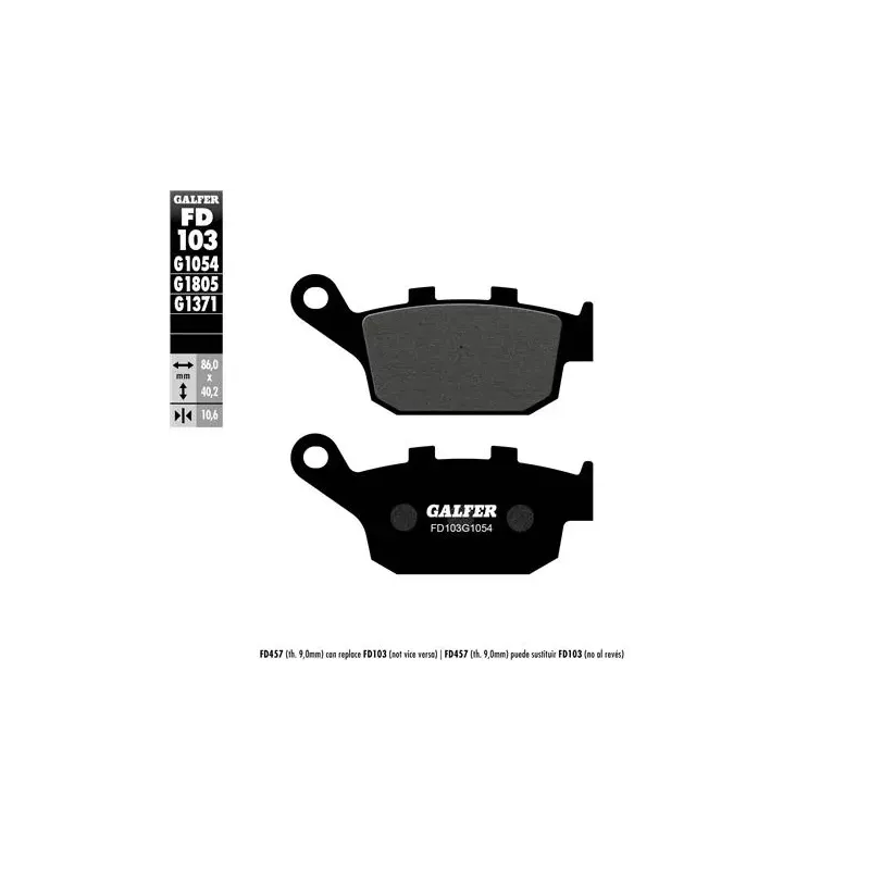 Pastillas de freno moto Galfer Sinter Street FD103
