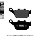 Pastillas de freno moto Galfer Trial Top FD103G180