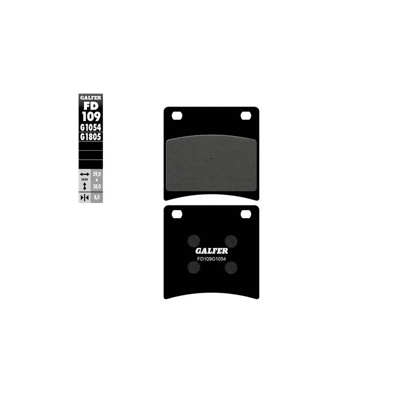 Pastillas de freno moto Galfer semi metal FD109G10