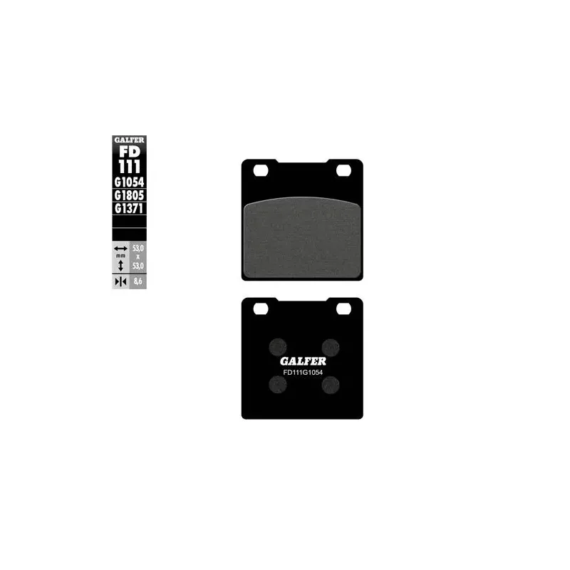 Pastillas de freno moto Galfer semi metal FD111G16