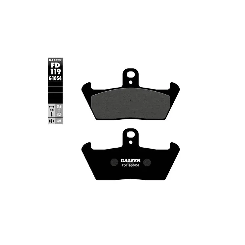 Pastillas de freno moto Galfer semi metal FD119G16