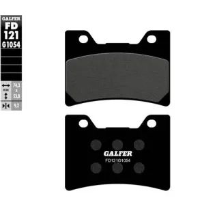 Pastillas de freno moto Galfer semi metal FD121G10