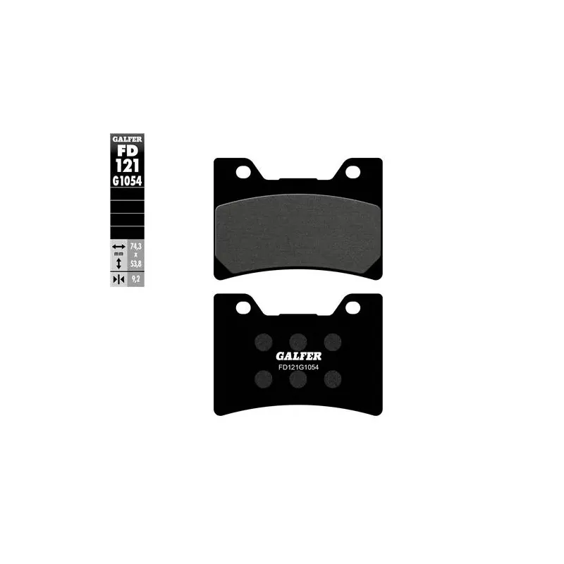 Pastillas de freno moto Galfer semi metal FD121G10