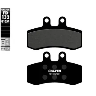 Pastillas de freno moto Galfer semi metal FD132G10