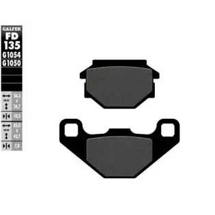 Pastillas de freno moto Galfer Scooter FD135G1050