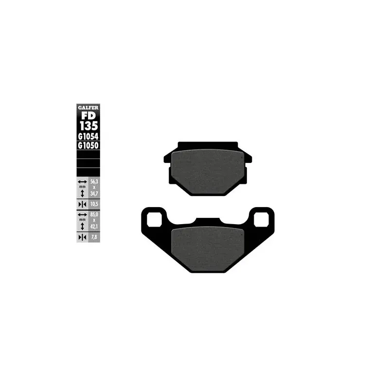 Pastillas de freno moto Galfer Scooter FD135G1050