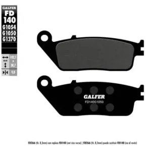 Pastillas de freno moto Galfer semi metal FD140G10