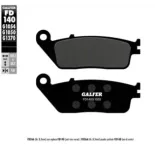 Pastillas de freno moto Galfer semi metal FD140G10