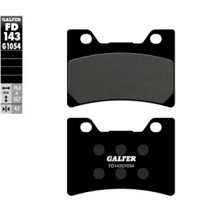 Pastillas de freno moto Galfer semi metal FD143G10