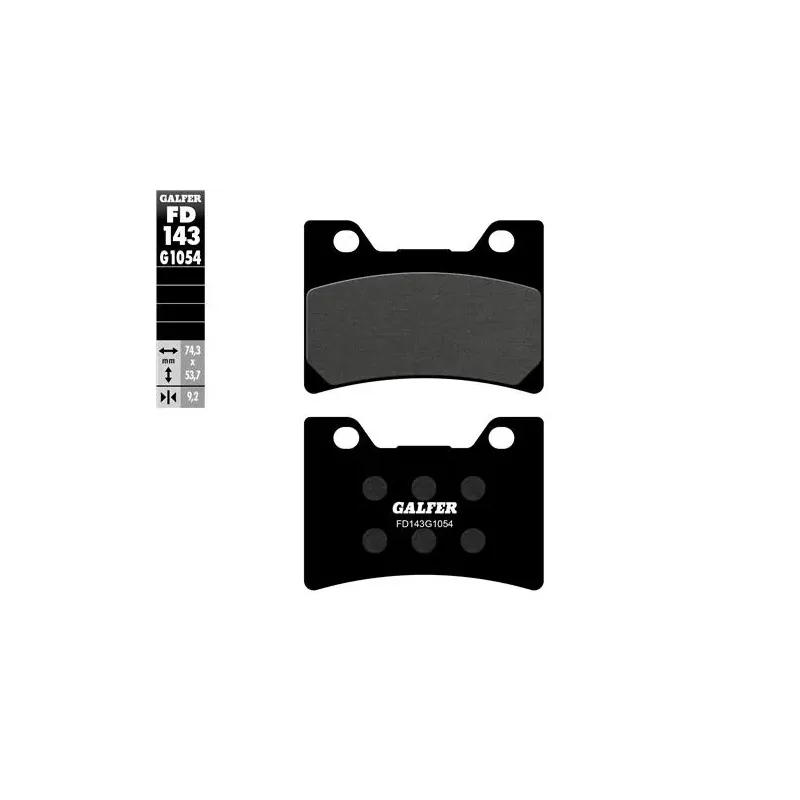 Pastillas de freno moto Galfer semi metal FD143G10