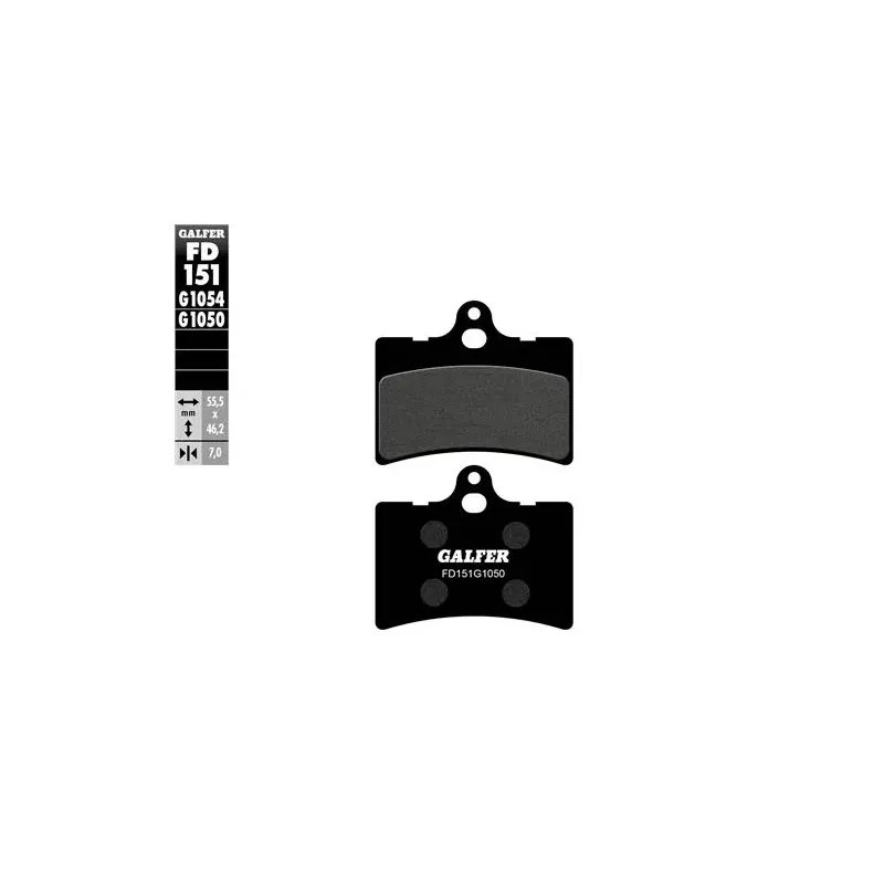 Pastillas de freno moto Galfer semi metal FD151G16