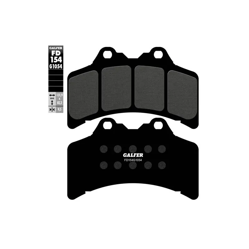 Pastillas de freno moto Galfer semi metal FD154G10