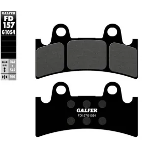 Pastillas de freno moto Galfer semi metal FD157G10