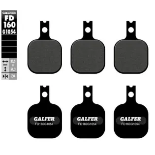 Pastillas de freno moto Galfer semi metal FD160G10