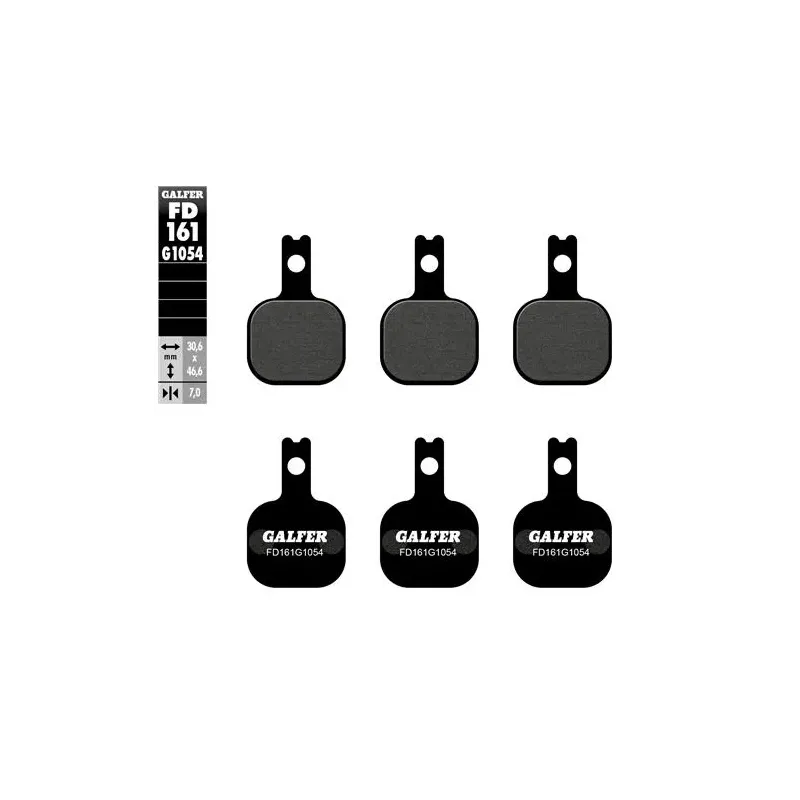 Pastillas de freno moto Galfer semi metal FD161G10