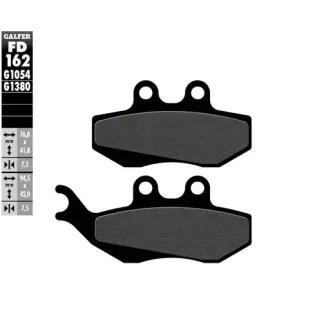 Pastillas de freno moto Galfer Scooter FD162G1380