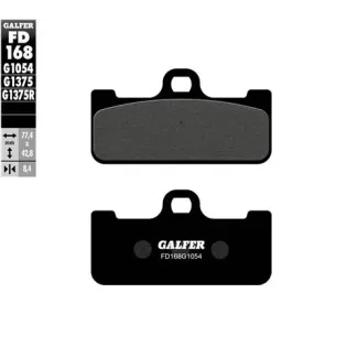Pastillas de freno moto Galfer semi metal FD168G16