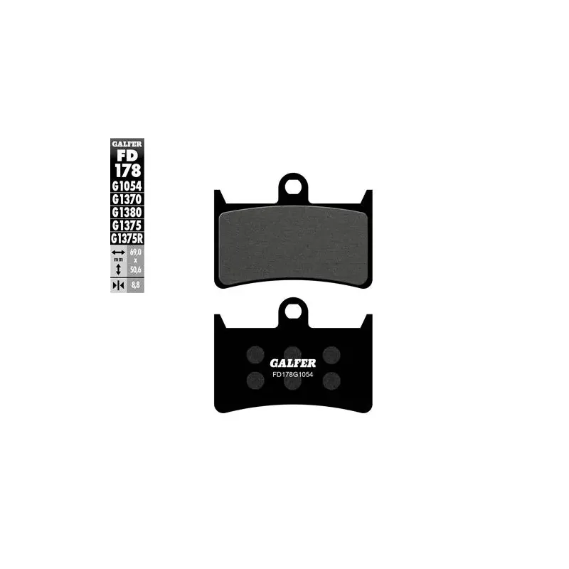 Pastillas de freno moto Galder Sinter Sport FD178G
