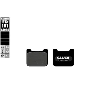 Pastillas de freno moto Galfer semi metal FD181G10