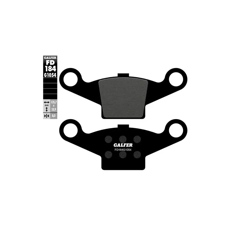 Pastillas de freno moto Galfer semi metal FD184G10