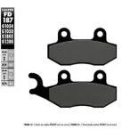 Pastillas de freno moto Galfer semi metal FD187G10