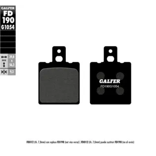 Pastillas de freno moto Galfer semi metal FD190G16