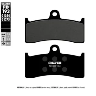 Pastillas de freno moto Galfer semi metal FD193G16